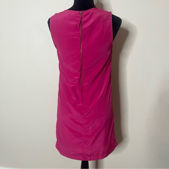 Brand + Label Women’s Hot Pink Sleeveless Tassel Mini Dress Sz S - Picture 4 of 10